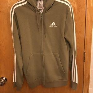 Men”s adidas full zip hoodie.
